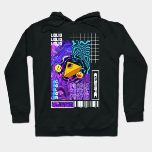 Trippy Liquid Design Hoodie